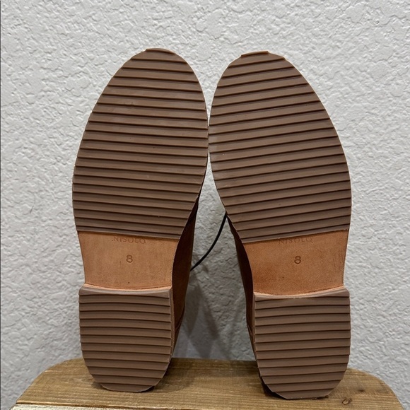 Nisolo Everyday Chukka Waterproof Leather Boots Tobacco Size 8 - Picture 6 of 8